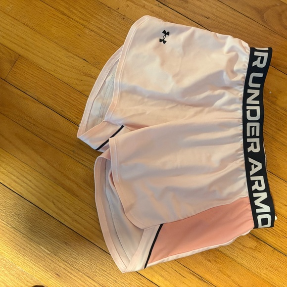 Under Armour Pants - Under Armour Women's Light Pink Athletic Shorts